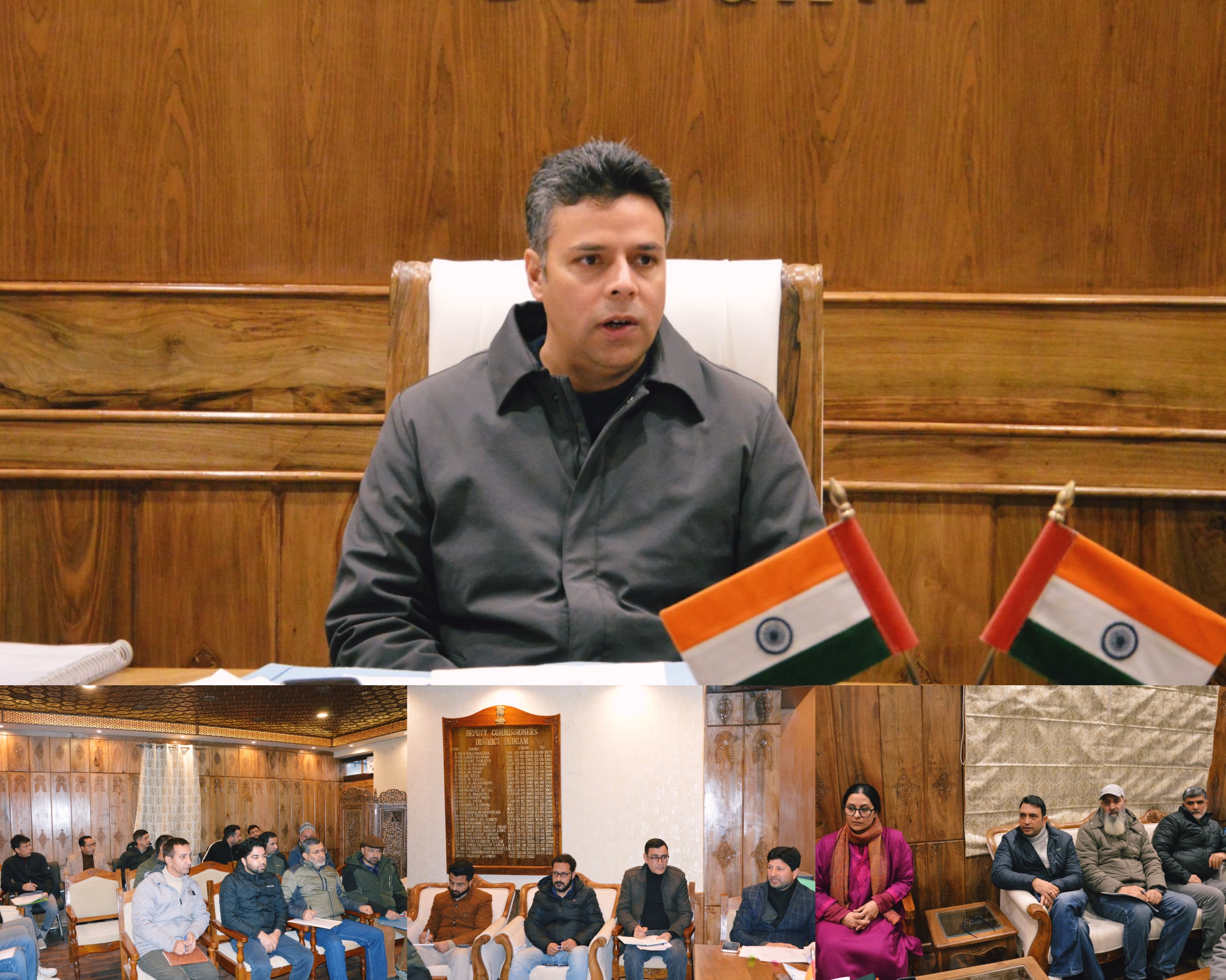 'DC Budgam reviews Winter Preparedness; Issues Line-Wise directions to ensure Public Convenience'